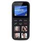 Fysic-mobiele telefoon voor ouderen en slechtzienden, met GPS, alarm, locatiebepaling en 4 fototoetsen